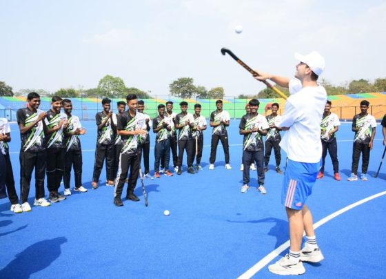 Netherlands hockey team players reached SAIL Hockey Academy