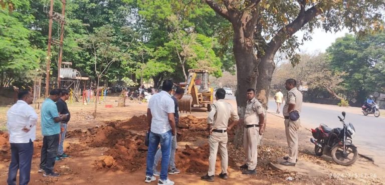 BSPs-action-Where-encroachers-set-up-carts-on-township-roads-digging-begins