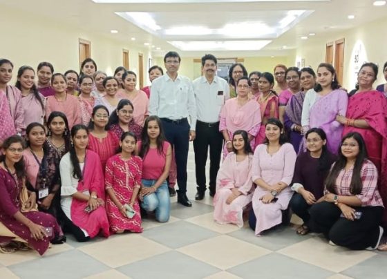 Happy faces of women employees of BSP Finance Department, read details