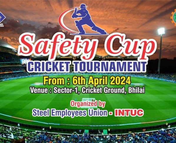 INTUC will organize Safety Cup cricket match to raise awareness about safety in Bhilai Steel Plant
