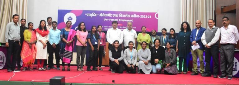 International-Womens-Day-Women-employees-of-Bokaro-gave-enthusiastic-answers-on-Samriddhi-Management-Business-Quiz