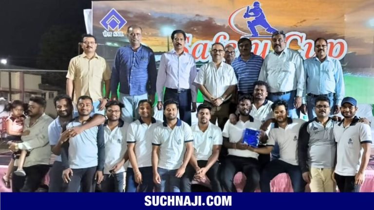 BSP-United-Bihar-11-and-BSP-Hunters-won-the-matches-in-Safety-Cup-Cricket-Tournament-1