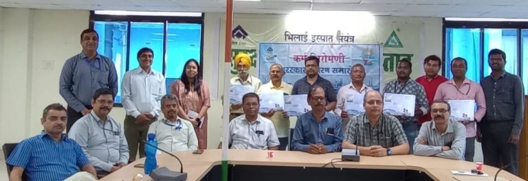 BSP-gives-Shiromani-Award-to-BRM-employees-and-officers-sends-certificate-and-sweets-home-to-wife