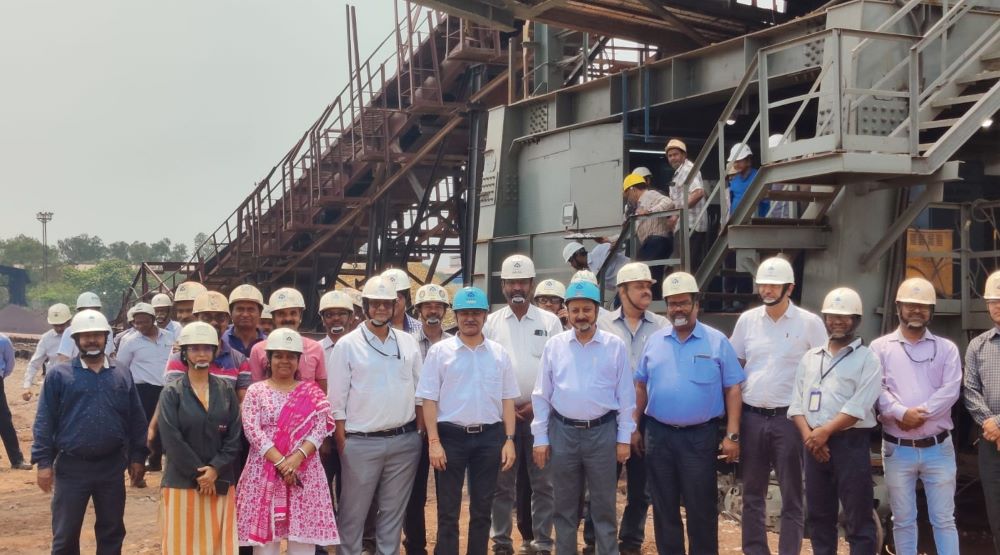 Bhilai Steel Plant के ओएचपी-ए में कैपिटल रिपेयर के बाद स्टेकर-4 का तोहफा