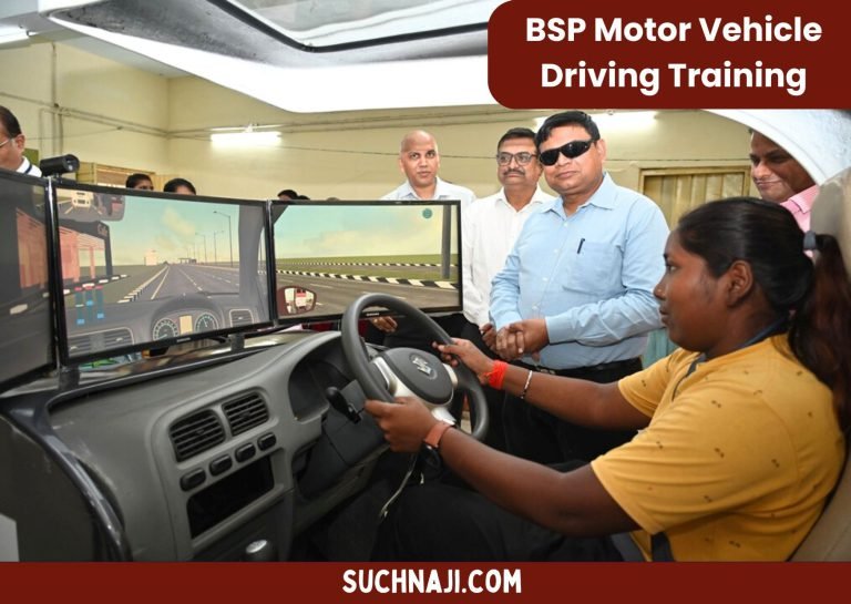 Bhilai-Steel-Plant-is-giving-Motor-Vehicle-Driving-Training-to-women