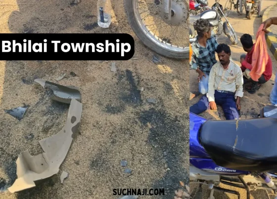 Bhilai township road became desert, BSP workers injured, CGM said this to BSP Workers Union