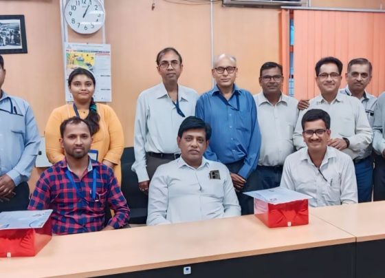 Coke oven employees of Bhilai Steel Plant received Shiromani Award