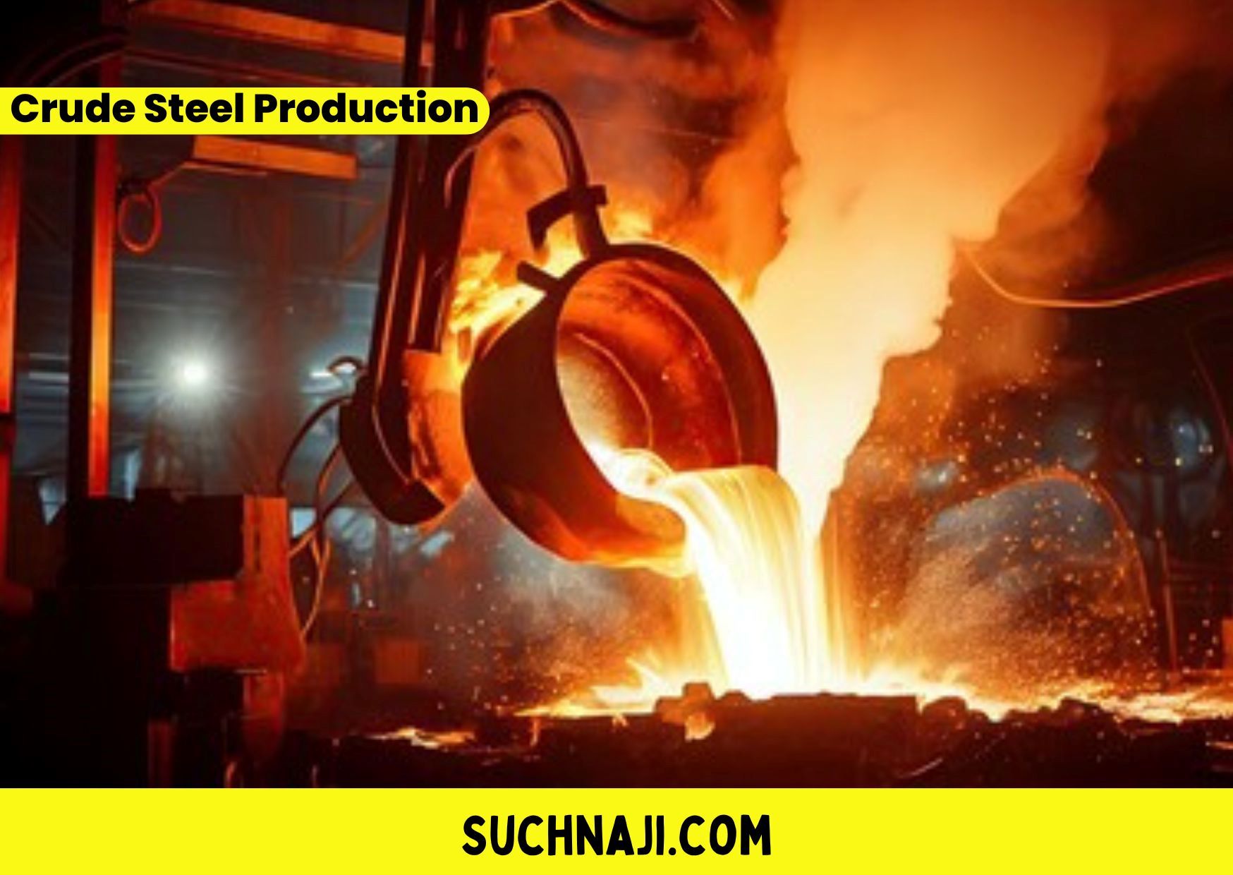 Crude Steel Production: चीन, जापान का उत्पादन अप्रैल में घटा, भारत का 3.6% बढ़ा