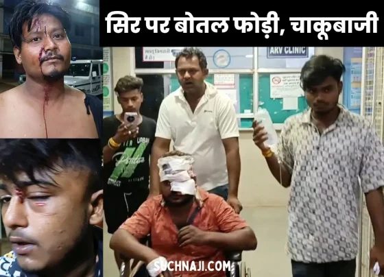 Morale of criminals increased in Bhilai, bottle broken on head