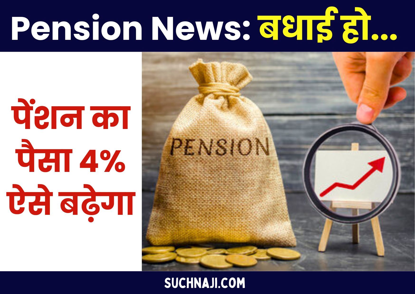 Pension News: बधाई हो…बढ़ सकती है पेंशन की 4% राशि, जानिए तरीका