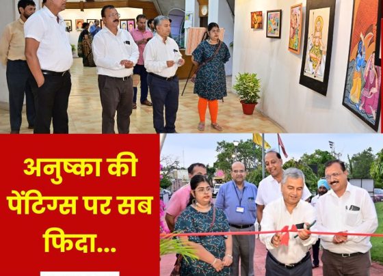 Bhilai Steel Plant: Everyone is crazy about Anushka's paintings, you also come to see...