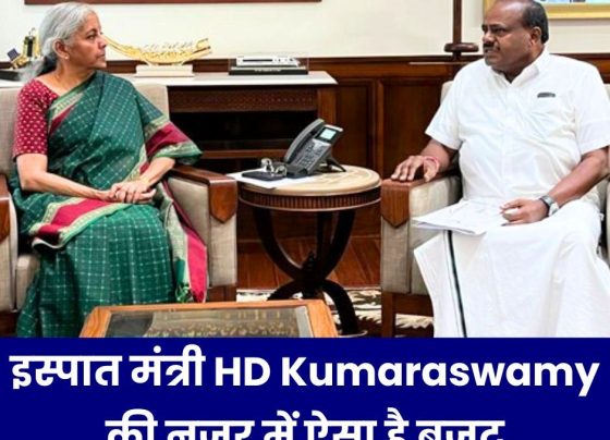 Steel and Heavy Industries Minister HD Kumaraswamy spoke on the budget, read