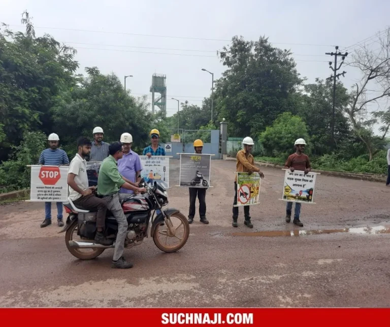 Bhilai-Steel-Plant-successfully-conducted-Road-Safety-Awareness-Campaign-at-PCB-Plant
