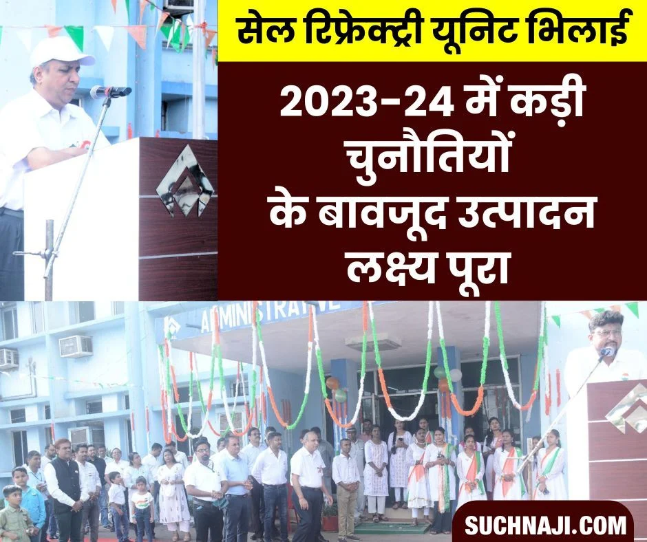 सेल रिफ्रेक्ट्री यूनिट भिलाई: 2023-24 में कड़ी चुनौतियों के बावजूद उत्पादन लक्ष्य पूरा