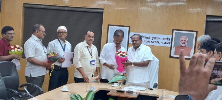 BSP-Workers-Union-met-Union-Steel-Minister-employee-welfare-and-these-important-issues-were-discussed