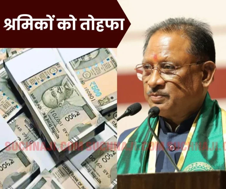 Children of workers will now study in big schools, Chhattisgarh government will give Rs 1 lakh on death