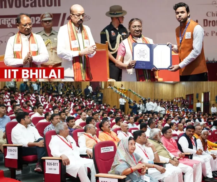 IIT-Bhilai-Convocation-Ceremony-7-meritorious-students-received-Gold-Medal-from-President-Draupadi-M