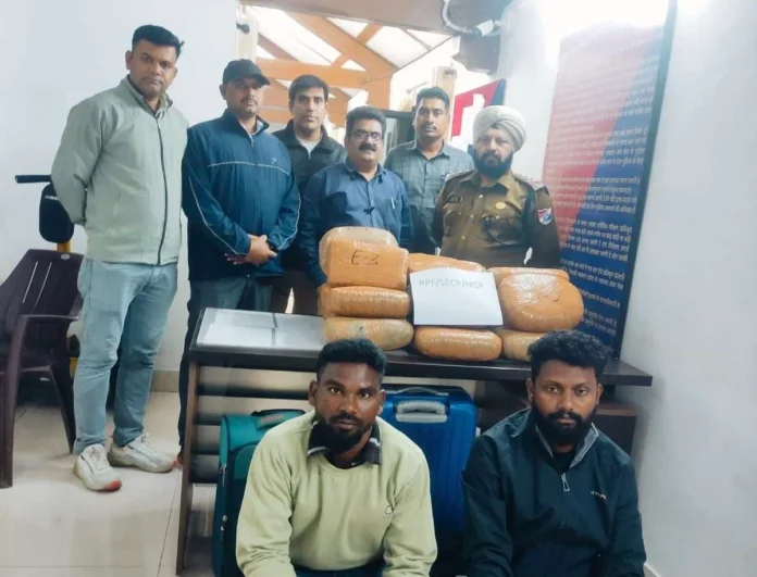 46 kg ganja seized in Puri-Ahmedabad Express, goods worth Rs 9 lakh seized