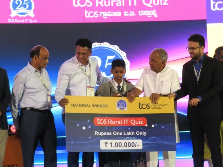 BSP Senior Secondary School Sector-10 becomes the winner of TCS Ruler IT Quiz National Final 2024, prize of Rs 1 lakh