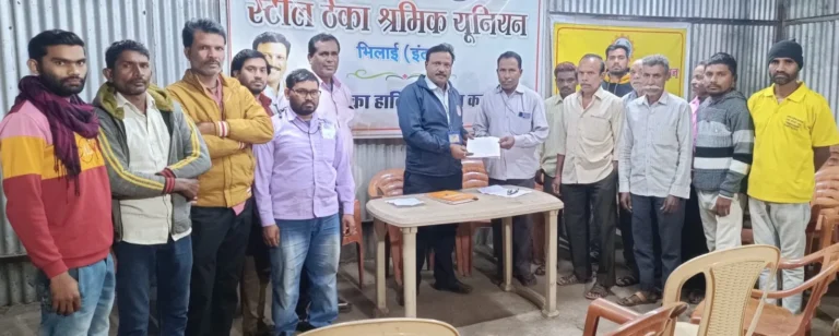 BSP contract workers are not getting Rs 1400 AWA amount