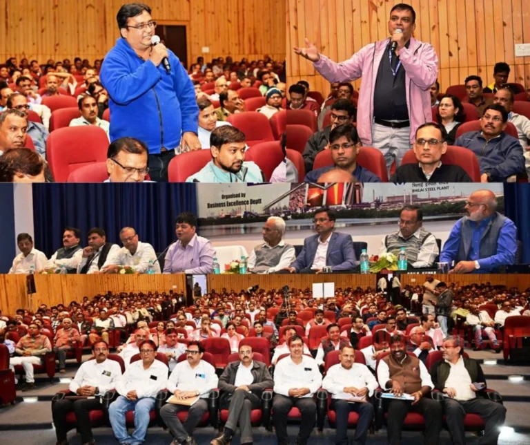 Large Group Interaction on Review of H-1 Performance 2024-25 Organised; Director I/c interacts with employees