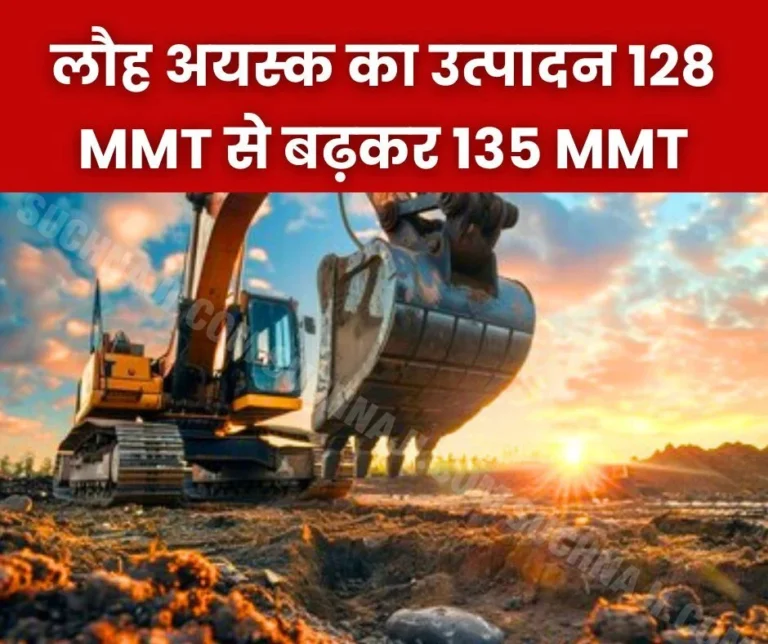 Good news from Minerals, Metals in the first half of the financial year 2024-25, iron ore production increased by 5.5%