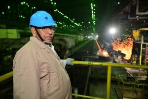 National Scheduled Tribe Commission Chairman Antar Singh Arya visited Bhilai Steel Plant