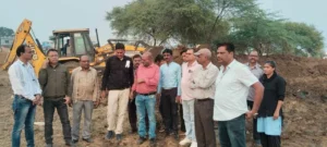 Land mafia digging 10,000 square feet pond for fishing business, BSP filled it, FIR will be filed