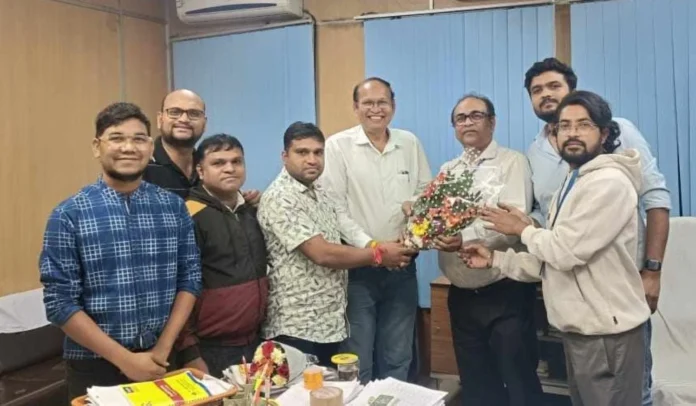 PK Sarkar becomes ED of Salem Steel Plant, Bhilai Diploma Engineers met and congratulated