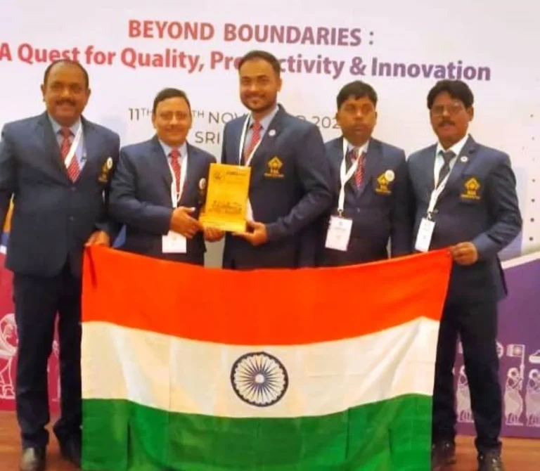 Quality Circle team of Bokaro Steel Plant won gold in Sri Lanka