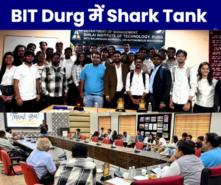 Shark Tank BITD: Entrepreneurs gathered in BIT Durg, all focused on Revenue Generating Models