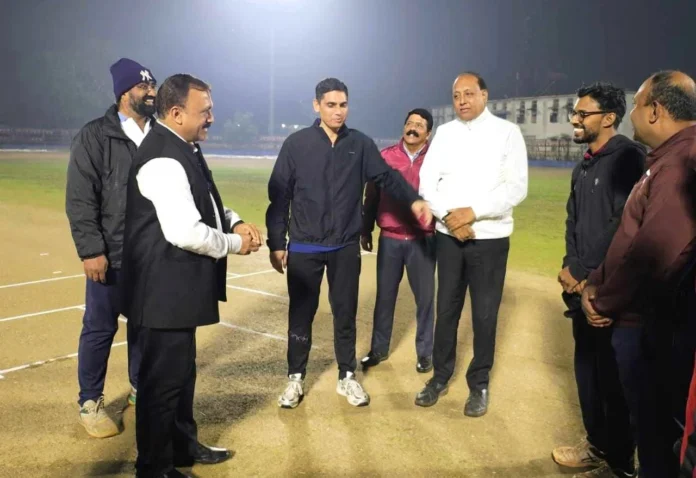 The game turned on the last ball, final will be held on 23rd in NIT Raipur and CICA