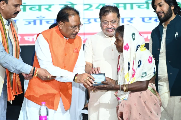 Health services will play an important role in developed Chhattisgarh Chief Minister Shri Vishnudev Sai