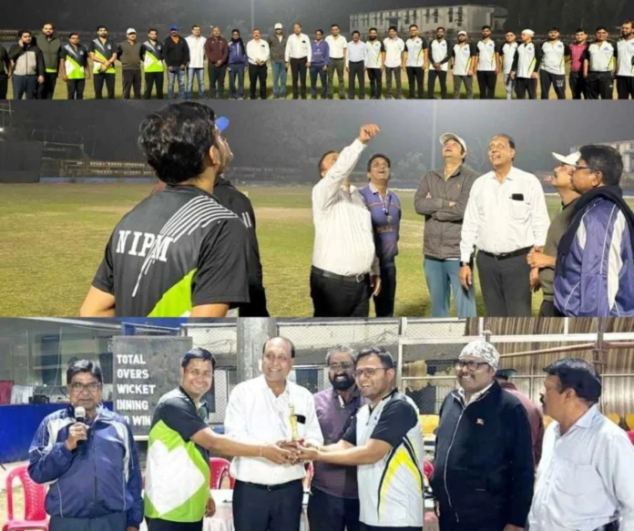 IIMM defeated NIPM by 37 runs and entered the semi-finals, Janmesh's batting made waves