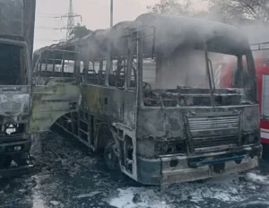 Rajasthan accident: Jaipur-Ajmer highway shaken by collision between 2 tankers, 8 dead, 41 burnt