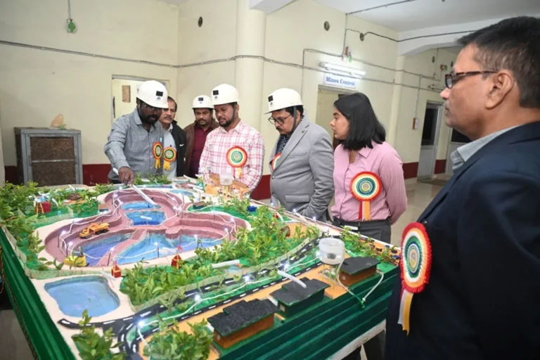 SAIL BSP: Children along with employees were awarded on the 8th Mine Environment and Mineral Conservation Week in Nandini