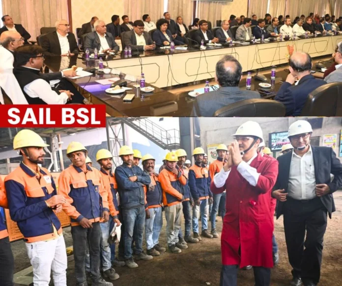 SAIL Director Personal KK Singh's visit to Bokaro Steel Plant and gift, read details