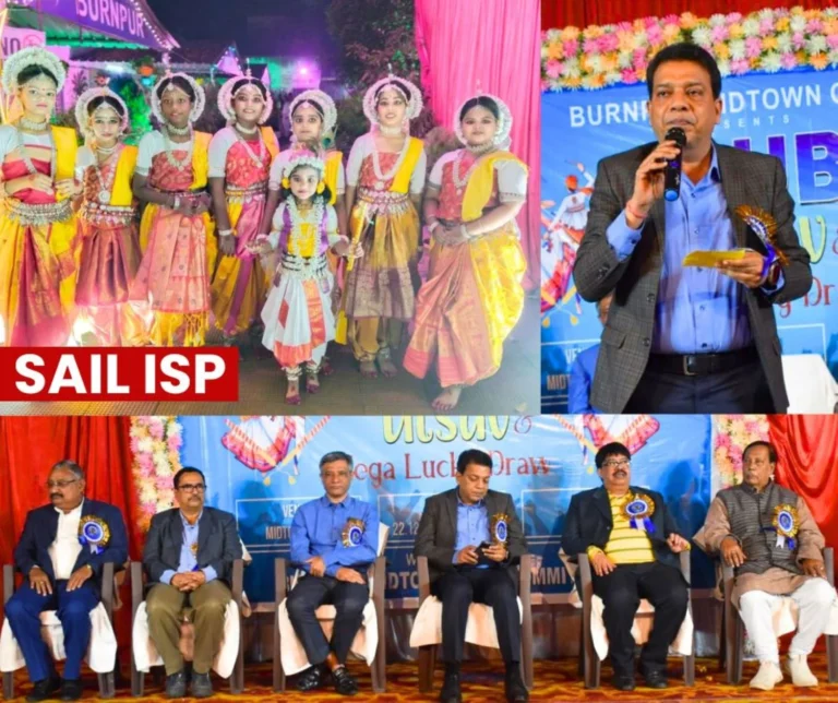 SAIL ISP: utsav and mega lucky draw in Burnpur Mid Town Club, DIC became witness