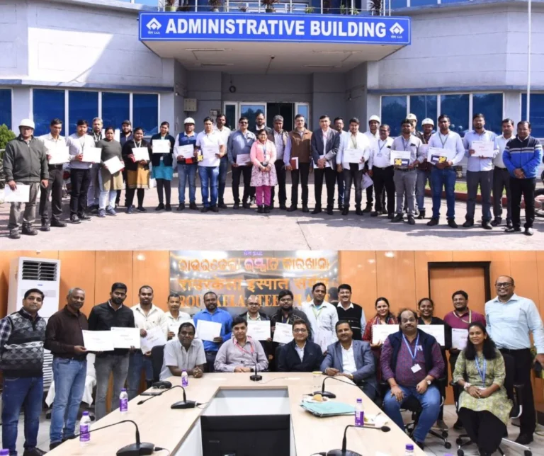 SAIL News: 27 employees awarded with 'SAIL Shabash' at Rourkela Steel Plant