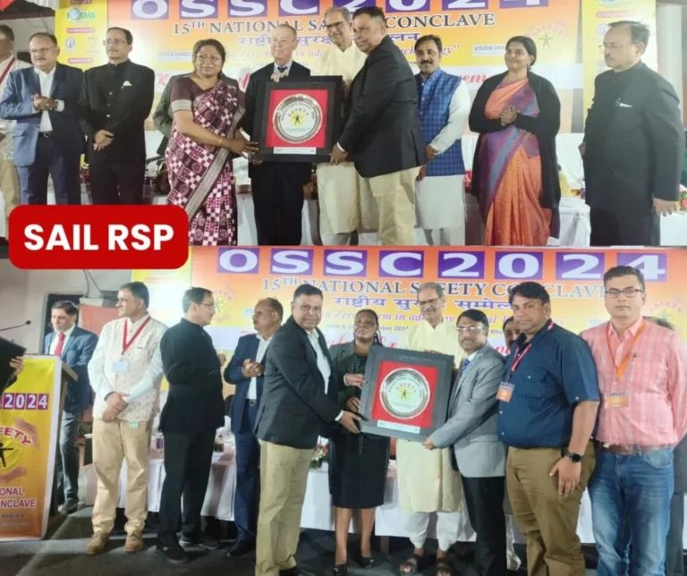 SAIL Rourkela Steel Plant wins 15th Kalinga Safety Excellence Platinum Awards in two categories