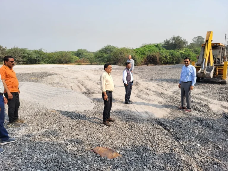 The plant is constructing a parking lot at Maroda Gate to facilitate movement