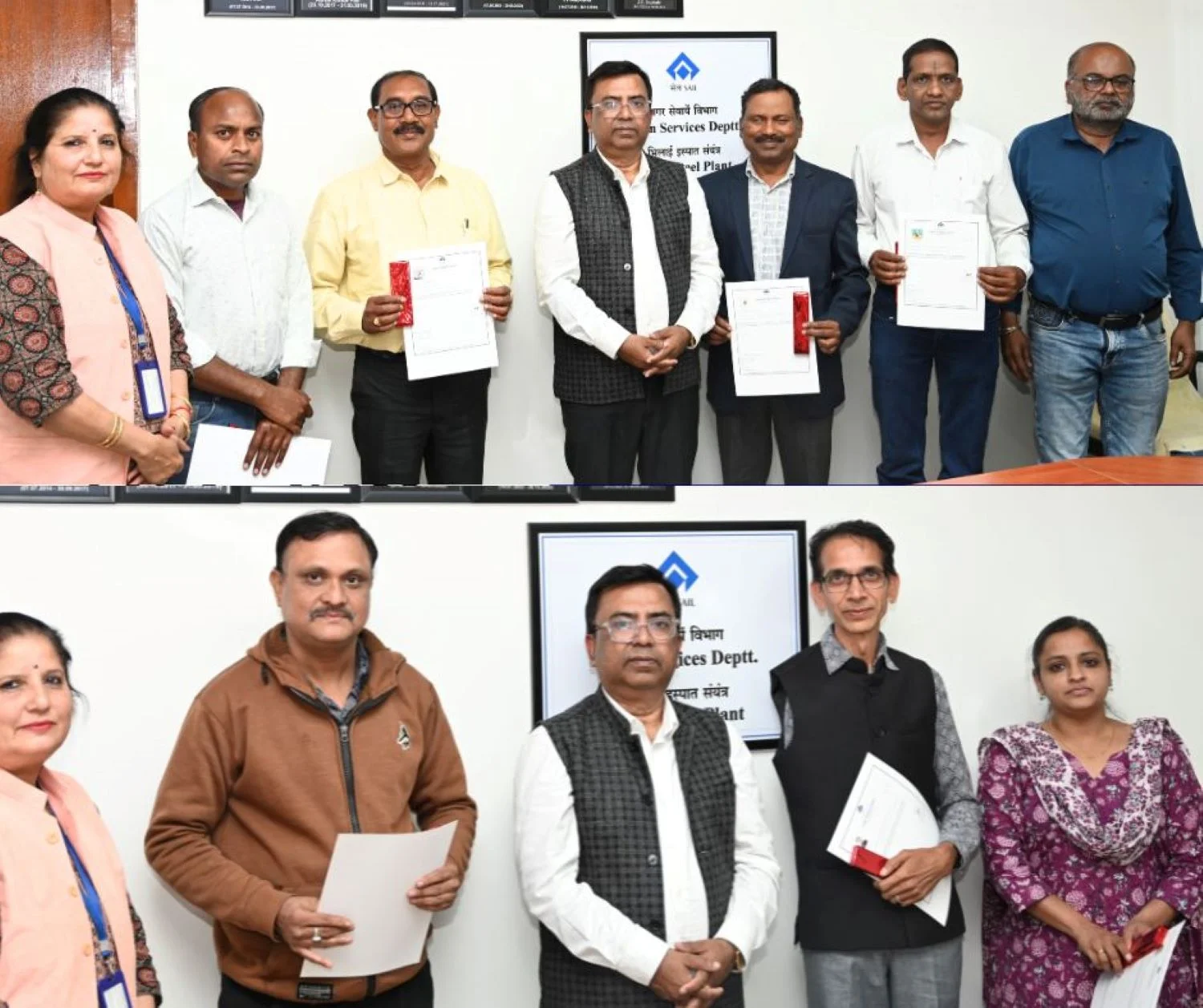52 employees and officers of Bhilai Steel Plant received Shabash Award, read the names