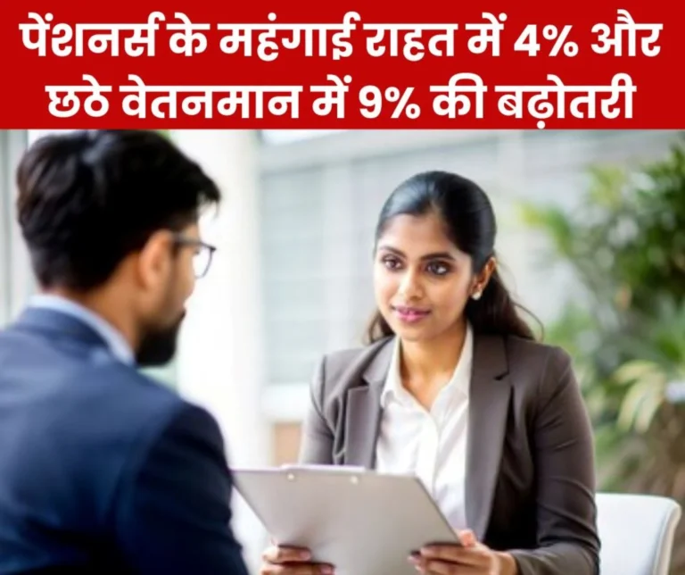 Big News: 4% increase in dearness relief for pensioners of seventh pay scale and 9% increase in sixth pay scale