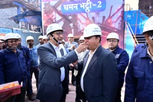 Bokaro Steel Plant Record hot metal production in blast furnace
