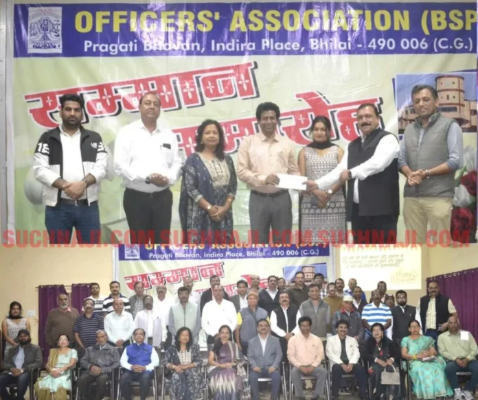 Many officials of Bhilai Steel Plant retired, OA bid farewell (1)