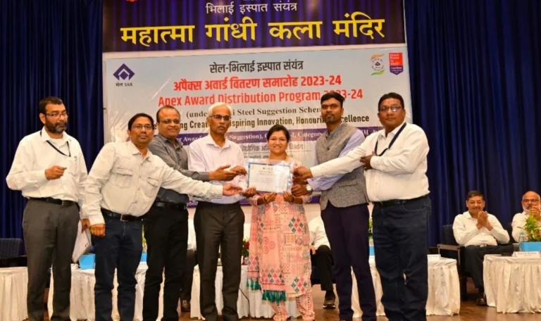 16 teams of Bhilai Steel Plant won Apex Award, URM got Best Suggestion Award