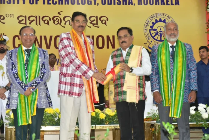 Atanu Bhowmick, former Director In-Charge, SAIL Rourkela Steel Plant awarded Honorary Doctorate by the Biju Pattnaik University of Technology