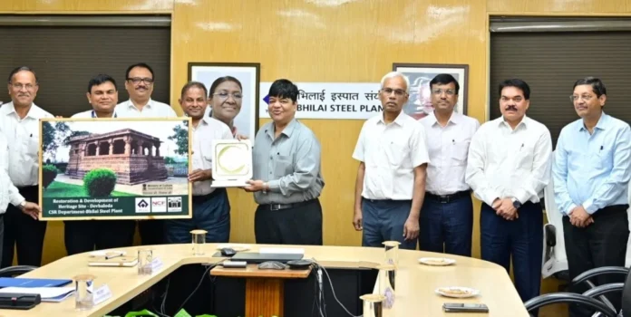 Bhilai Steel Plant receives 2 national awards, handover to Director Incharge Anirban Dasgupta