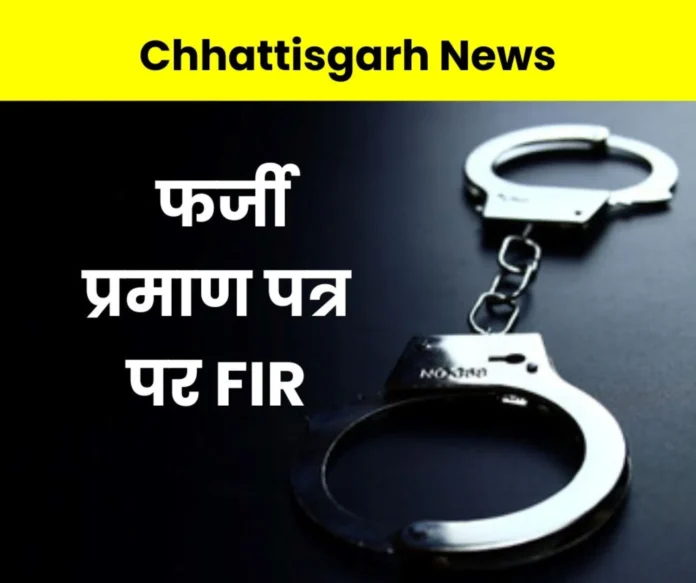 Chhattisgarh News: Fake certificate case, FIR against Dinesh Engineering Limited