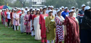 Contract workers and dependents of Durgapur Steel Plant had fun in Sports Carnival
